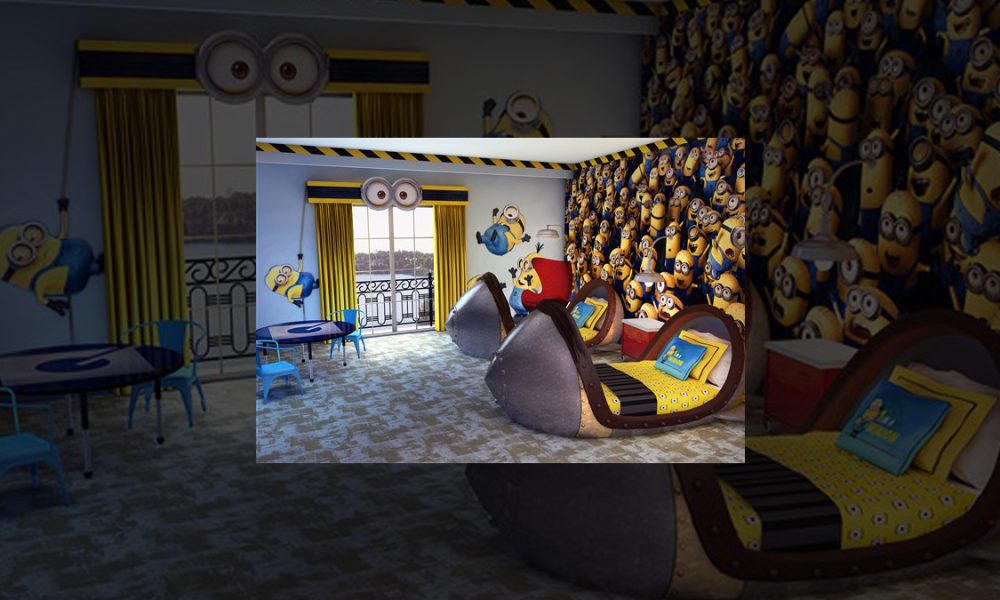 Minions Take Over New Kids Suites at Loews Portofino Bay Hotel at ...