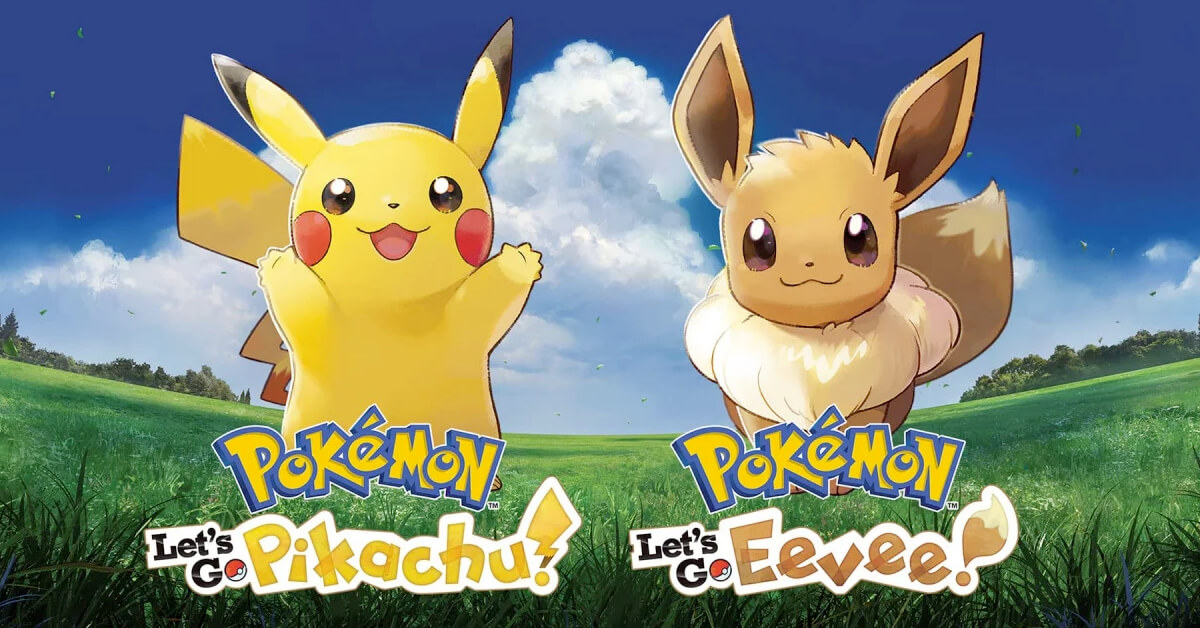 Let's Go Pikachu and Let's Go Eevee - Pokemon Nintendo Game