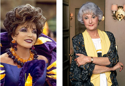 Joan Collins Bea Arthur