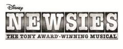 Disney Newsies on Broadway logo