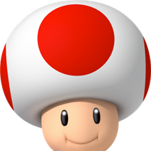 Toad from Nintendo video game