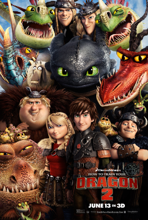 DreamWorks How To Train Your Dragon 2 One Sheet