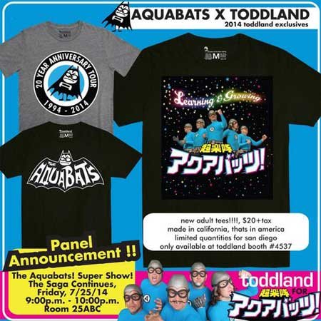 When it comes to creating Aquabats merch for SDCC, Toddland always