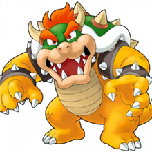 Bowser from Nintendo's video game Super Mario Brothers