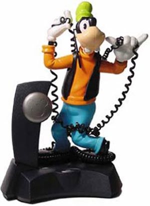 Telephone shaped like Disney's Goofy character
