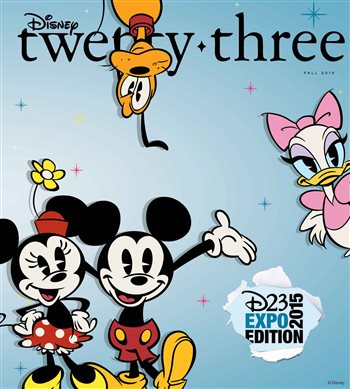 Disney twenty-three Fall 2015 cover with Fab 5