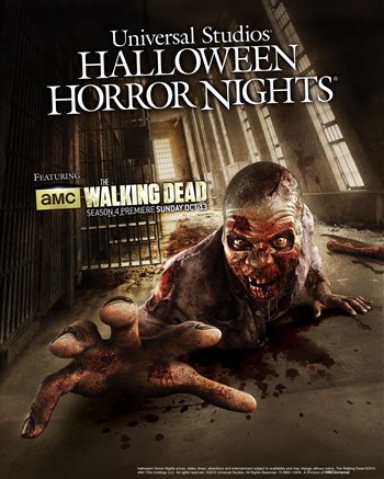 Zombies from Universal Studios Halloween Horror Nights featuring AMC The Walking Dead