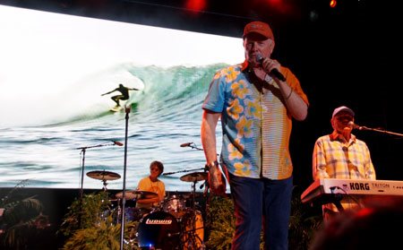 Mike Love and the Beach Boys playing at the Cabana Bay Beach Resort Grand Opening