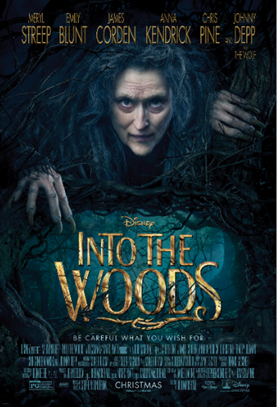 Meryl Streep stars as the Witch in Disney's Live Action movie Into the Woods