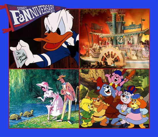 D23 Fanniversary event will include a Donald Duck award, America Sings info, the Gummy Bears and info about Mary Poppins