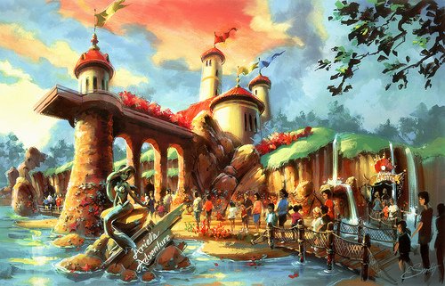 The Little Mermaid Ariel's Undersea Adventure for Walt Disney World's Fantasyland Forest