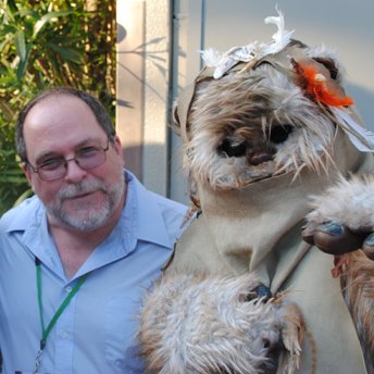 Jim Hill with Ewok