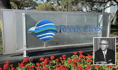 Reedy Creek Improvement District Sign with Roy O. Disney