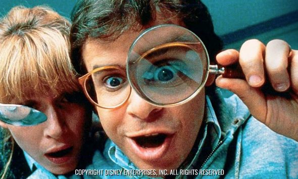 Honey, I Shrunk the Kids - Wayne looking through magnifying glass