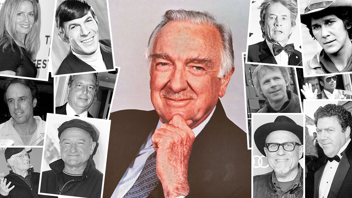 Walter Cronkite and Early Celebrities at EPCOT Center