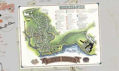Fort Wilderness Campground Walt Disney World Vintage Map
