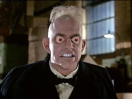 Christopher Lloyd as Judge Doom in Roger Rabbit - Red Eyes