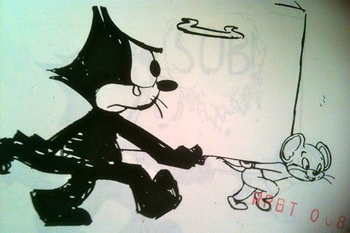 marvin-acme-funeral-sketch-felix-the-cat-tom-jerry
