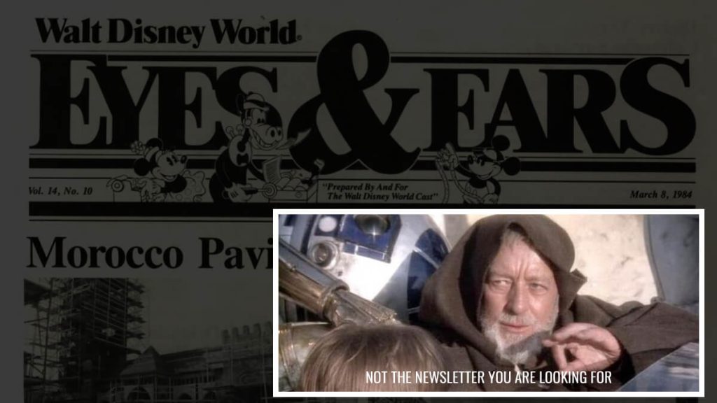 Not the Newsletter Obi Wan is Looking For